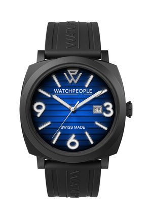 Watch - blue radial black