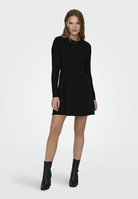 ONLY ONLFIA CABLE  NOOS - Abito in maglia - black