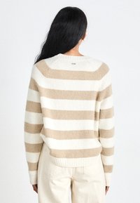BOSS FEBISAN - Strickpullover - beige/off-white