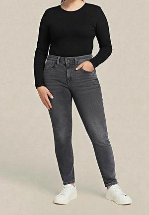Jeans Skinny - grey denim