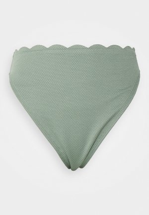 Hunkemöller SCALLOP HIGH LEG - Bikinibukser - green