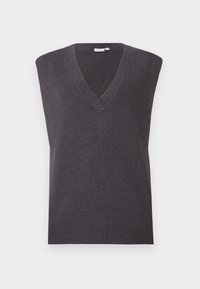 VICHELLE V NECK OVERSIZED - Pullover - dark grey melange