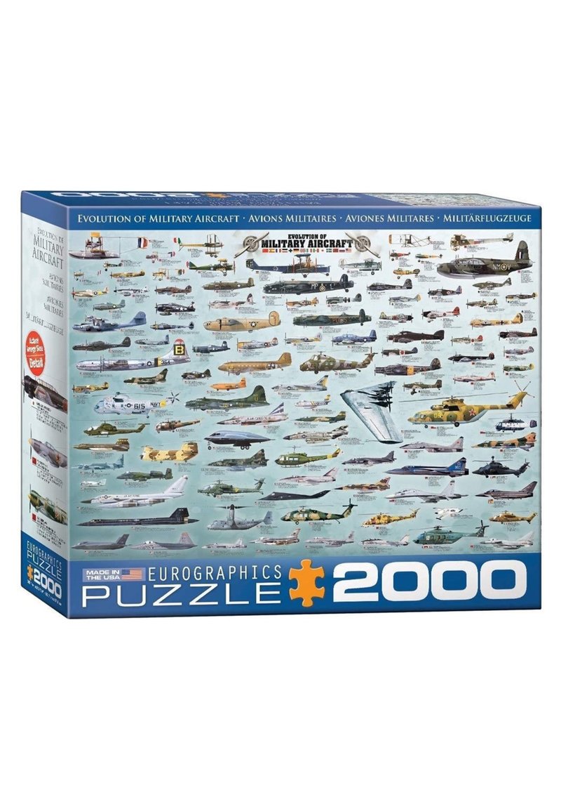 Kinder Kuscheltiere | Eurographics KRIEGSFLUGZEUGE EVOLUTION Puzzle multicoloured/mehrfarbig - PA61849 Kinder Kuscheltiere | Eurographics KRIEGSFLUGZEUGE EVOLUTION Puzzle multicoloured/mehrfarbig - PA61849