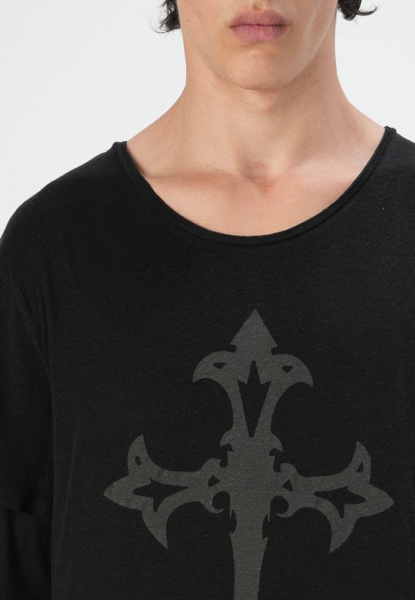 DOUBLE LAYER DISTRESSED - Long sleeved top3