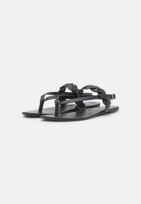 Anna Field Wide Fit Sandálias em T - black
