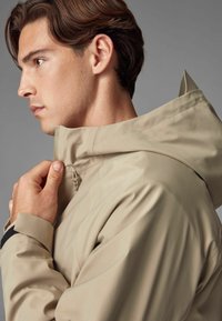 Next ZIP THROUGH - REGULAR FIT - Regenjacke / wasserabweisende Jacke - dark stone