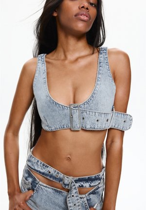 PULL&BEAR Bluza - blue denim