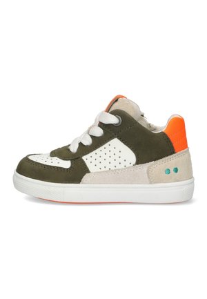 LORAN LOUW - Sneakers basse - groen grijs wit oranje
