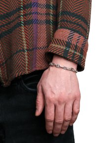 Maple CHAIN LINK BRACELET UNISEX - Karkötő - silver-colored