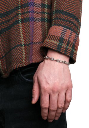 Maple CHAIN LINK BRACELET UNISEX - Rannekoru - silver-colored