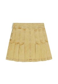 WASHED  - A-lijn rok - mustard