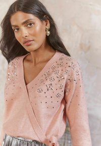 Love & Roses REGULAR FIT - EMBELLISHED WRAP  - Džemperis - pink