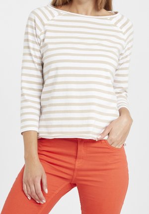 Langarmshirt - beige