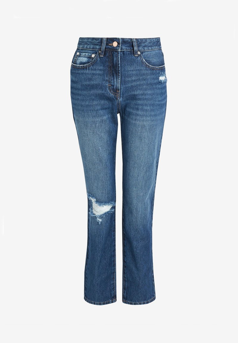 Next Straight leg jeans destroyed denim