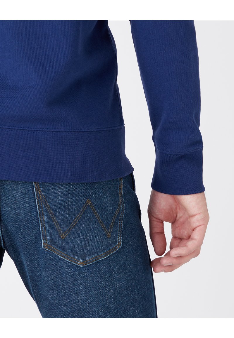 Herren Strickjacken | Wrangler Strickpullover medieval blue/blau - PK88471 Herren Strickjacken | Wrangler Strickpullover medieval blue/blau - PK88471