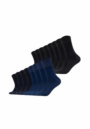 s.Oliver S.OLIVER S.OLIVER UNISEX SOCKEN, 16ER PACK - KURZSOCKEN, EINFARBIG UNISEX - Sokken - schwarz navy