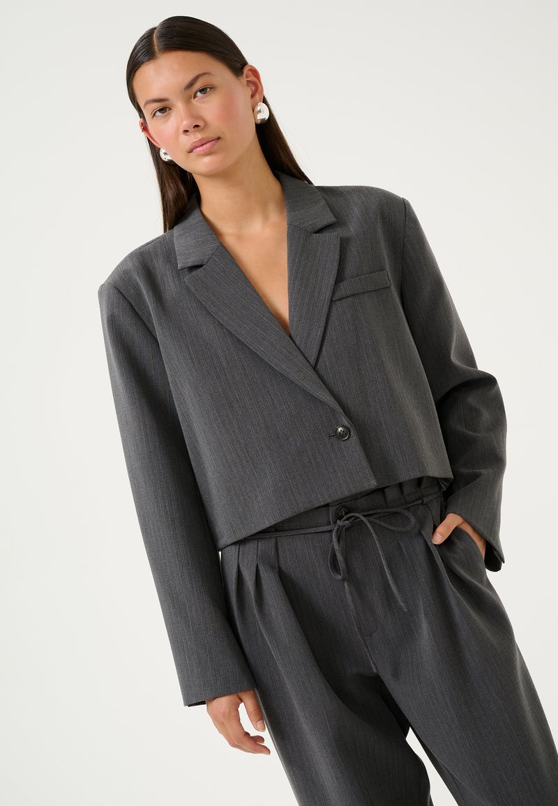 Karen by Simonsen Blejzr - grey melange