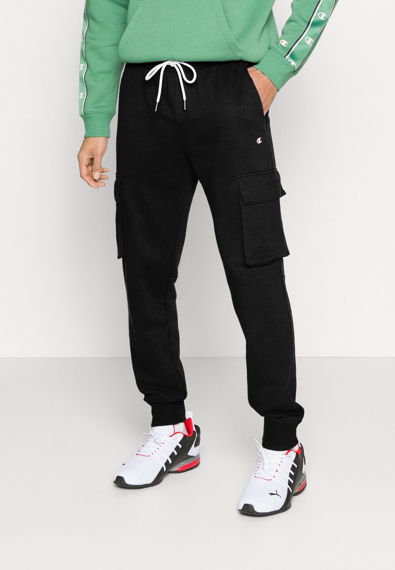 Champion CUFF CARGO PANT Tracksuit bottoms black Zalando.co.uk
