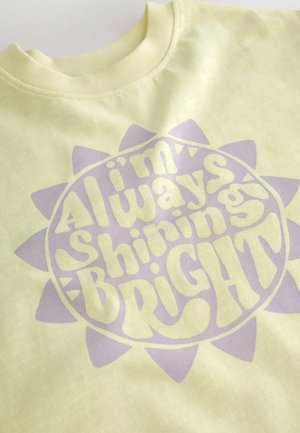 Next T-shirt con stampa - yellow sun