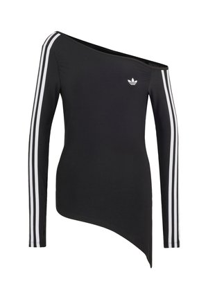 adidas Originals, ONE SHOULDER ASYMETRIC TOP - Camiseta de manga larga - black