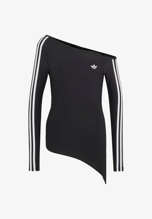adidas Originals, ONE SHOULDER ASYMETRIC TOP - Camiseta de manga larga - black