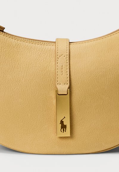Polo Ralph Lauren POLO ID LEATHER MINI SHOULDER BAG - Rokassoma - cashmere