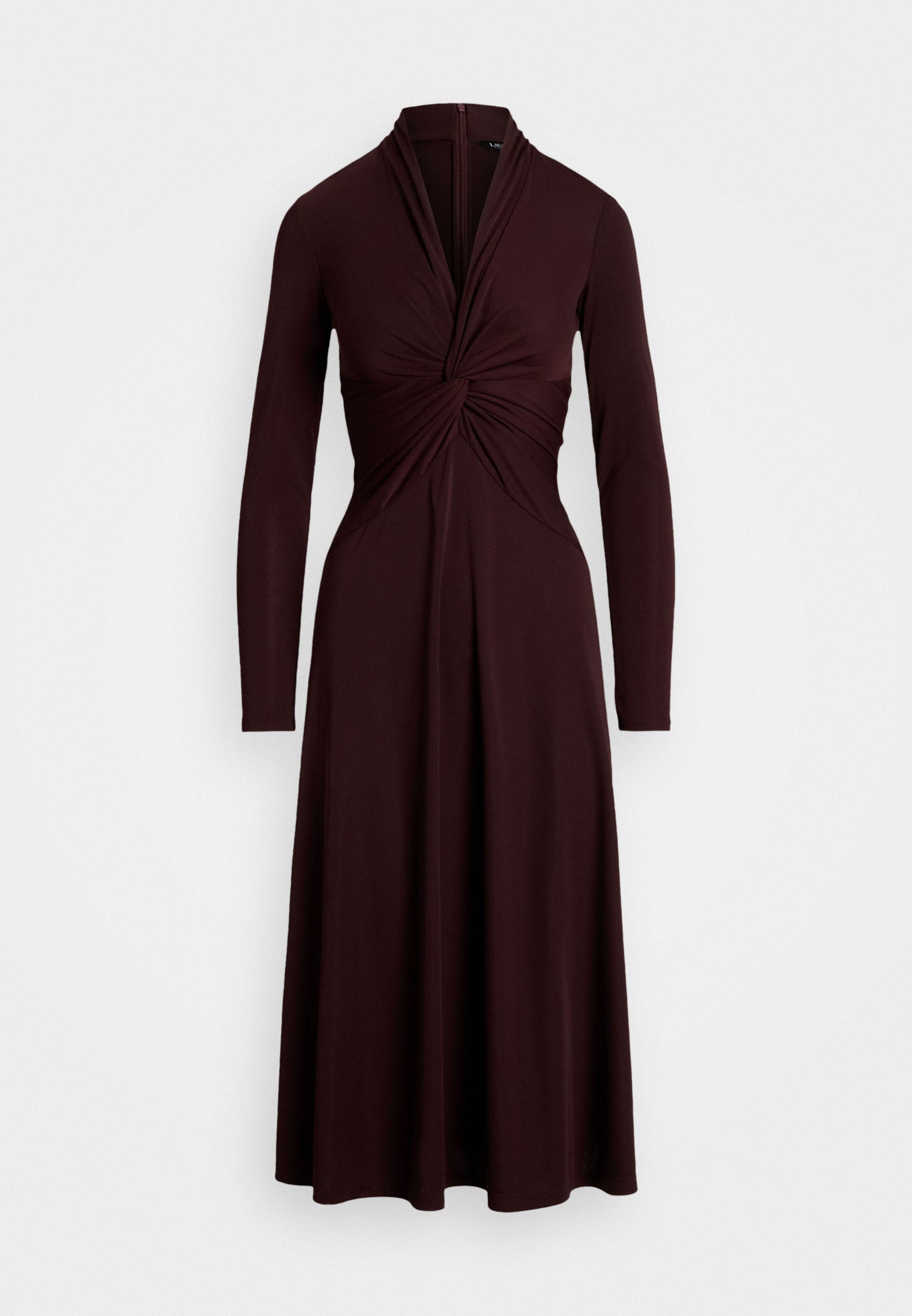 ralph lauren tie front jersey dress