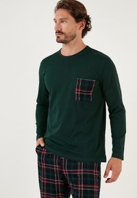 Buratti REGULAR FIT SET - Komplet pidžame - green