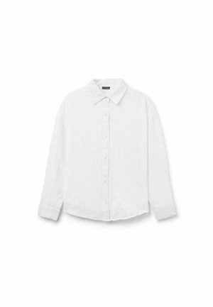 Calzedonia JACQUARD - Button-down blouse - White