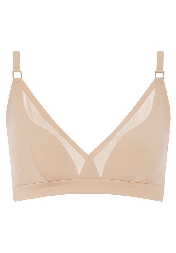 PURE LIGHT BÜGELLOSER - Triangle bra - golden beige2