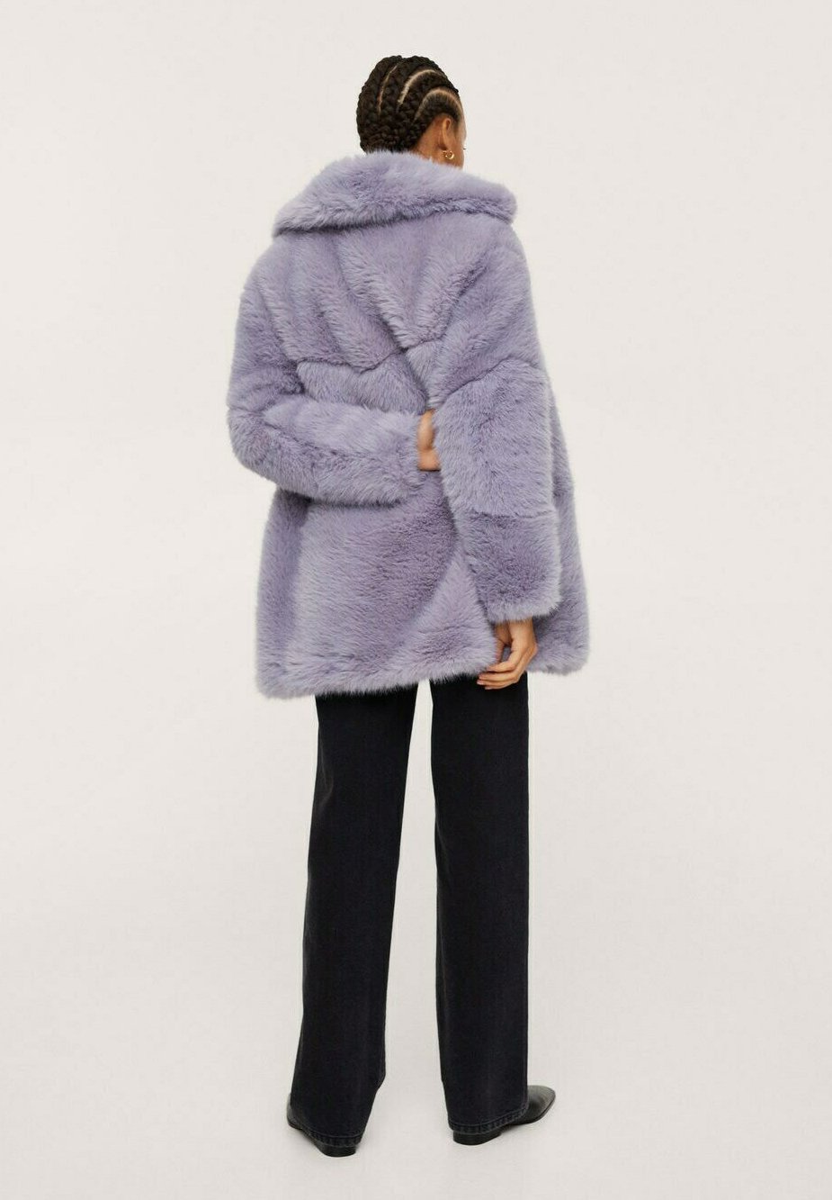 Mango Winter coat - violet clair pastel 