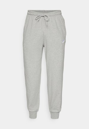 Nike Sportswear CLUB JOGGER - Tracksuit bottoms - grey heather/(white)