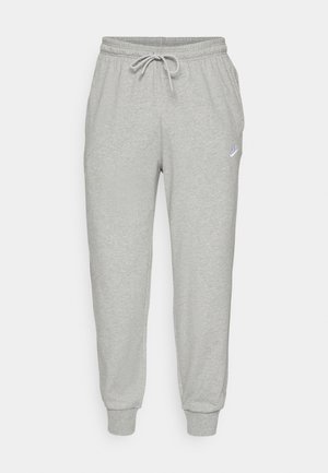 Nike Sportswear CLUB KNIT JOGGER - Pantalones deportivos - grey heather/(white)