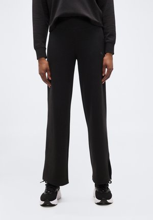 ELEVATED HIGH WAIST STRAIGHT - Παντελόνι φόρμας - black