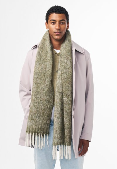 NN.07 Sjal / Tørklæder - dusty multi green