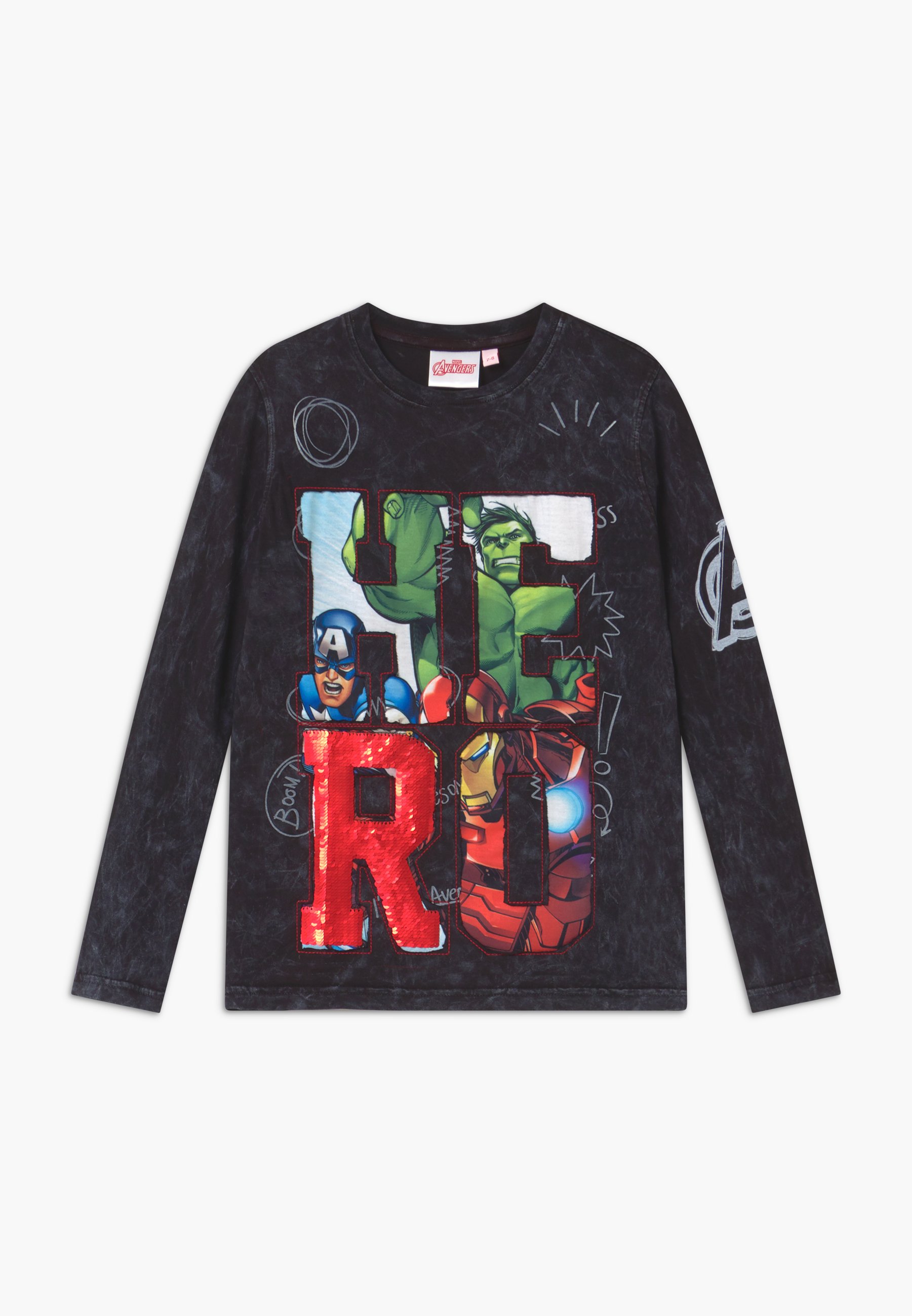 Desigual MARVEL CAPTAIN AMERICA Långärmad tröja black Desigual MARVEL SPIDER MAN Långärmad tröja red Zalando.se