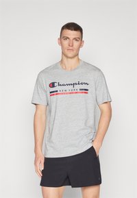 Champion CREWNECK - Camiseta estampada - grey