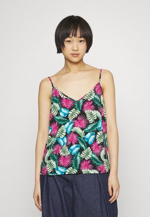 Vero Moda Petite VMEASY SINGLET V NECK  - Μπλούζα - palm pink yarrow