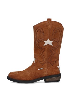 Cowboy-/Bikerlaarsjes - cognac