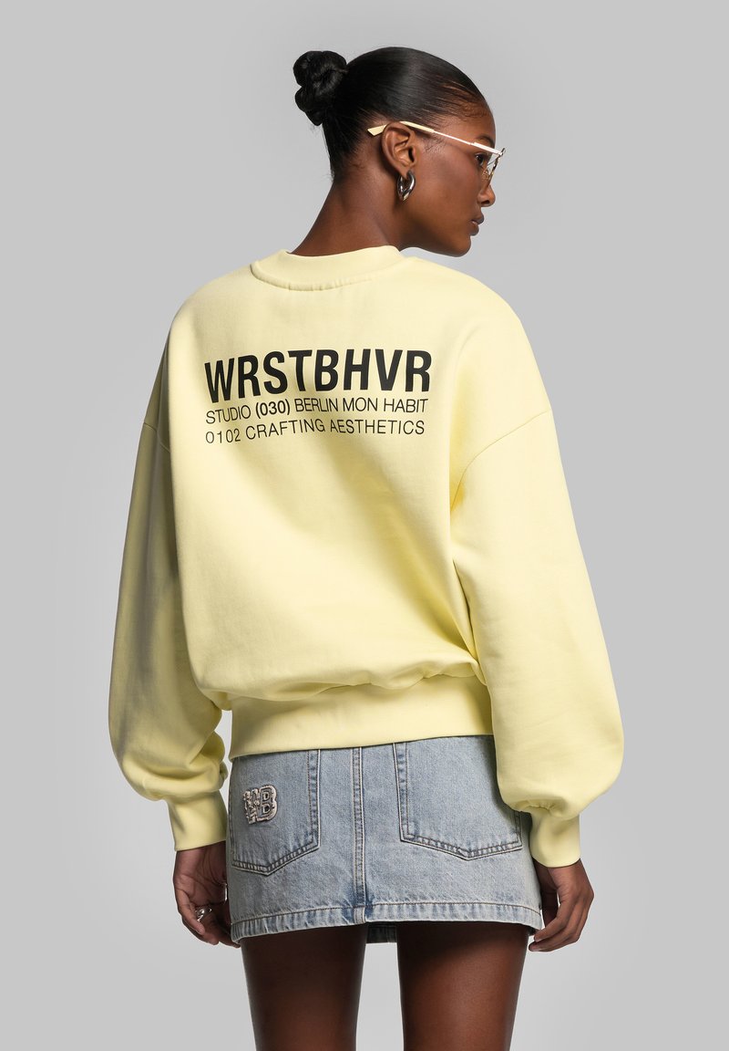 WRSTBHVR PAULA - Felpa - wax yellow