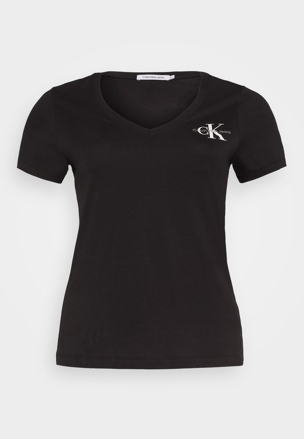 CLASSIC SLIM V NECK TEE - Basic T-shirt4