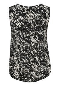 Kaffe Curve KCAMI - Top - black white graphic snake