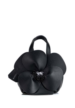 WITTCHEN, WOMEN'S BAG WITH FLORAL APPLIQUÉ - Bolso de mano - black