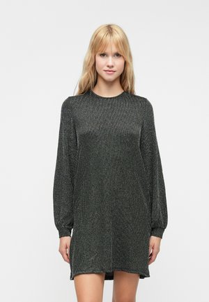 ONLCAROL GLITTER BOW DRESS  - Vestido de cocktail / Vestido de festa - black/silver-coloured