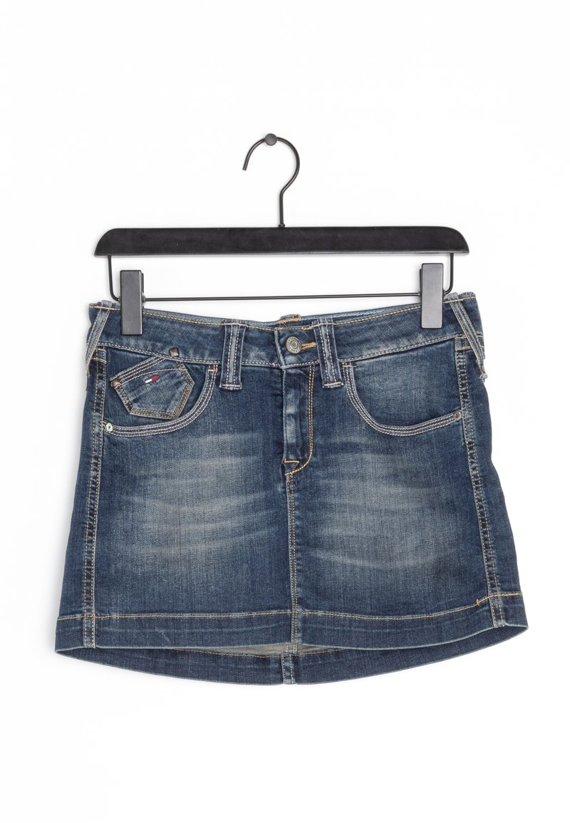 Tommy Hilfiger Jupe en jean - blue