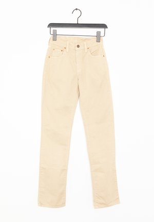 Jeans straight leg - beige
