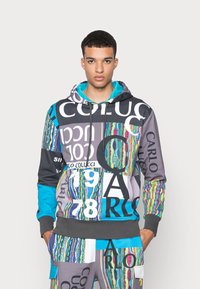 Carlo Colucci HOODIE - Camisola - antracite