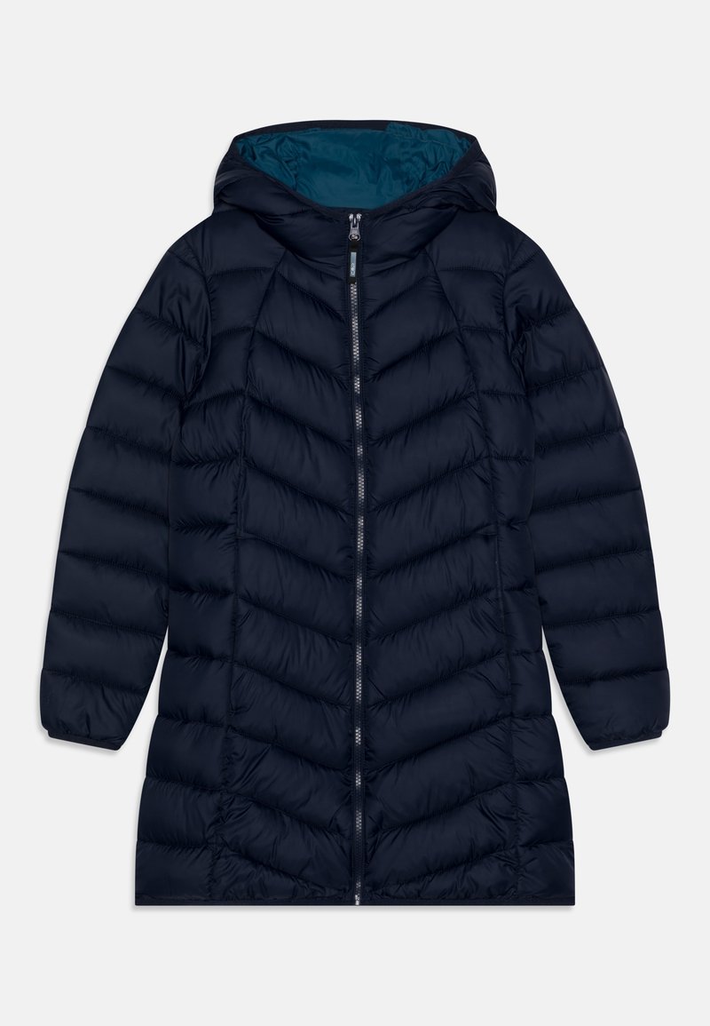 CMP KID COAT FIX HOOD UNISEX - Zimní kabát - black blue