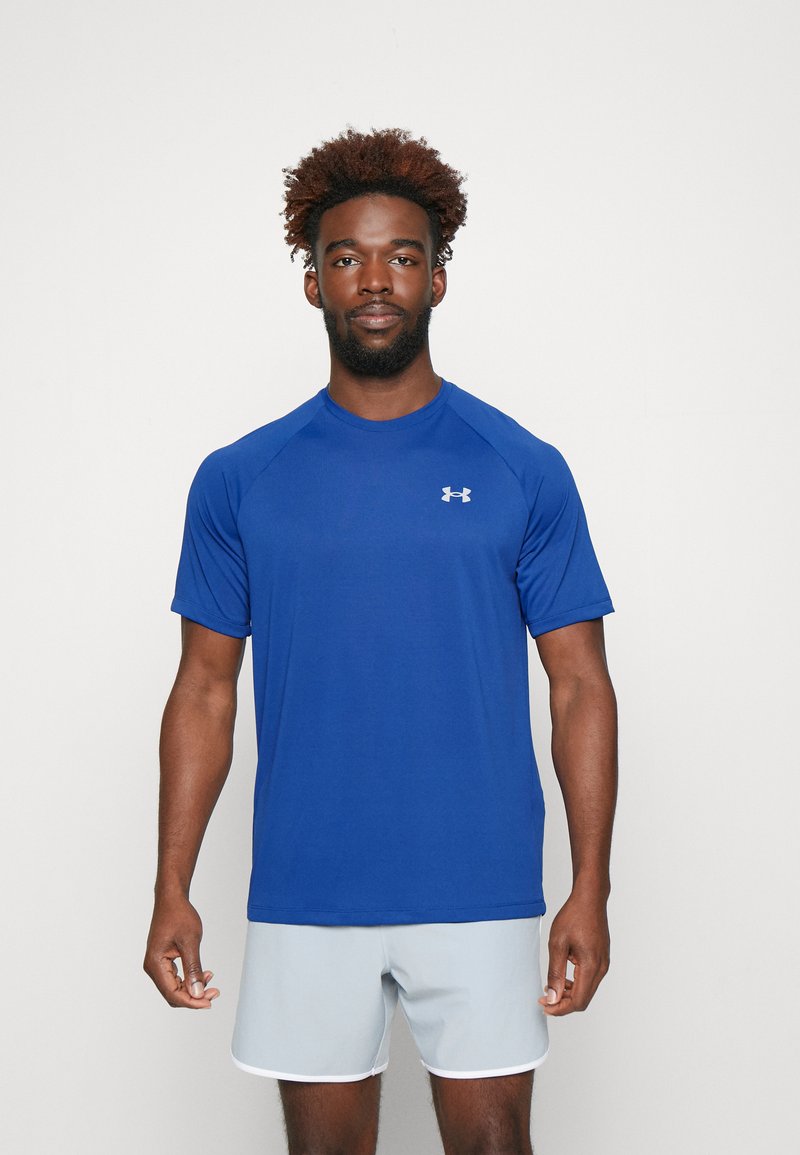 Under Armour TECH REFLECTIVE Sport TShirt blue mirage/blau