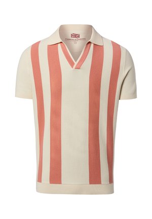 FINSHLEY & HARDING LONDON Poloshirt - vanille/koralle
